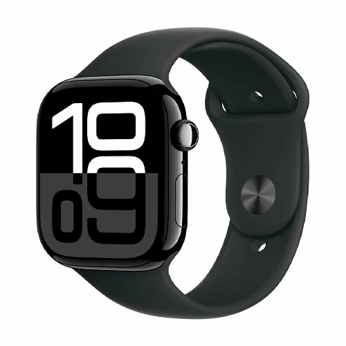 Умные часы Apple Watch Series 10 46mm A2999 Aluminum Case with Sport Band (Only GPS) Jet Black фото 